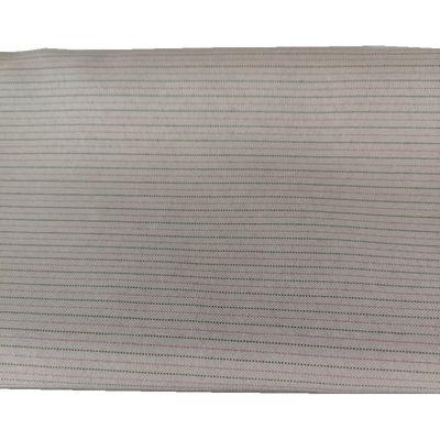 Vêtements et vêtements de travail de poids moyen Tissu polyester coton comme fil teint Tissu rayé