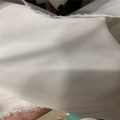 75D 40D polyester spandex 4 voies de cavalerie Twill tissu Georgette pour femmes vêtements